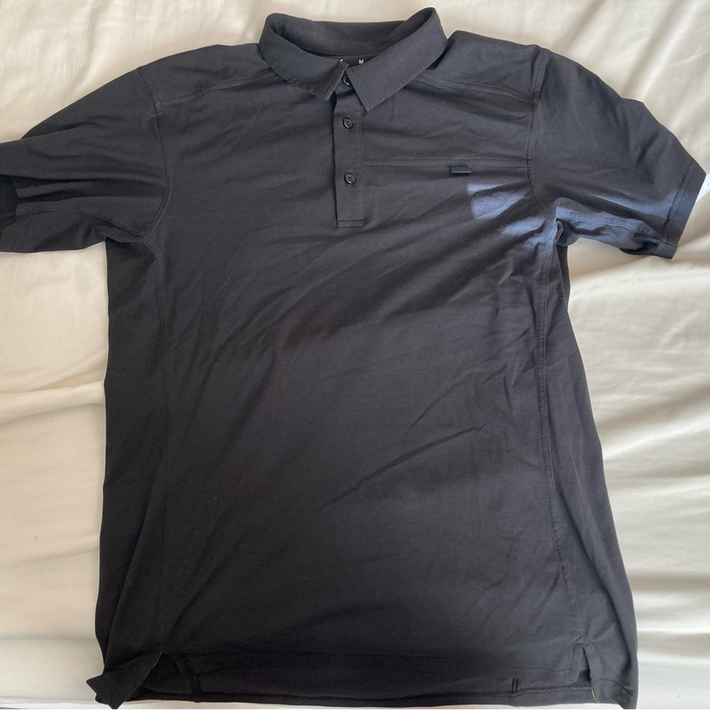 Arcteryx black medium polo